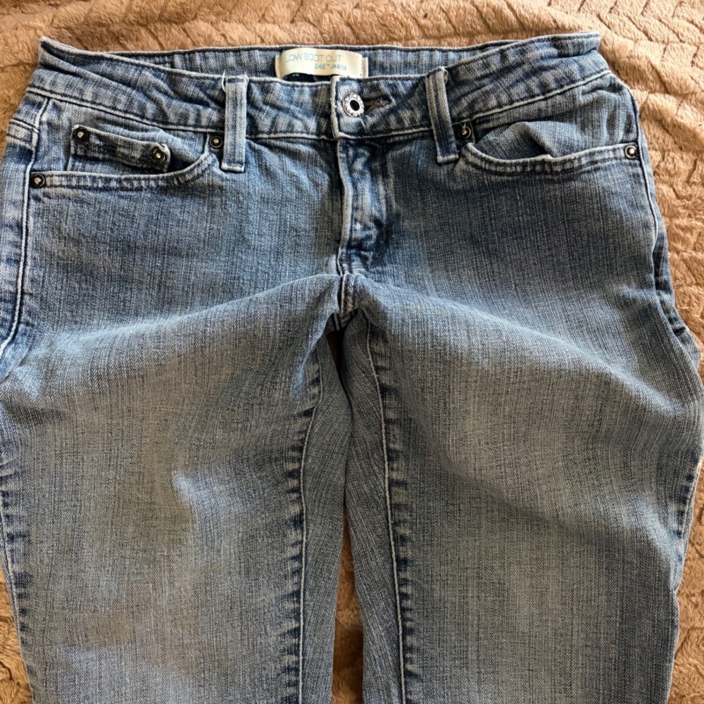 y2k Levi's Low Boot Cut 545 Jeans Size 4 Low Rise Medium Wash 90s Flare Denim